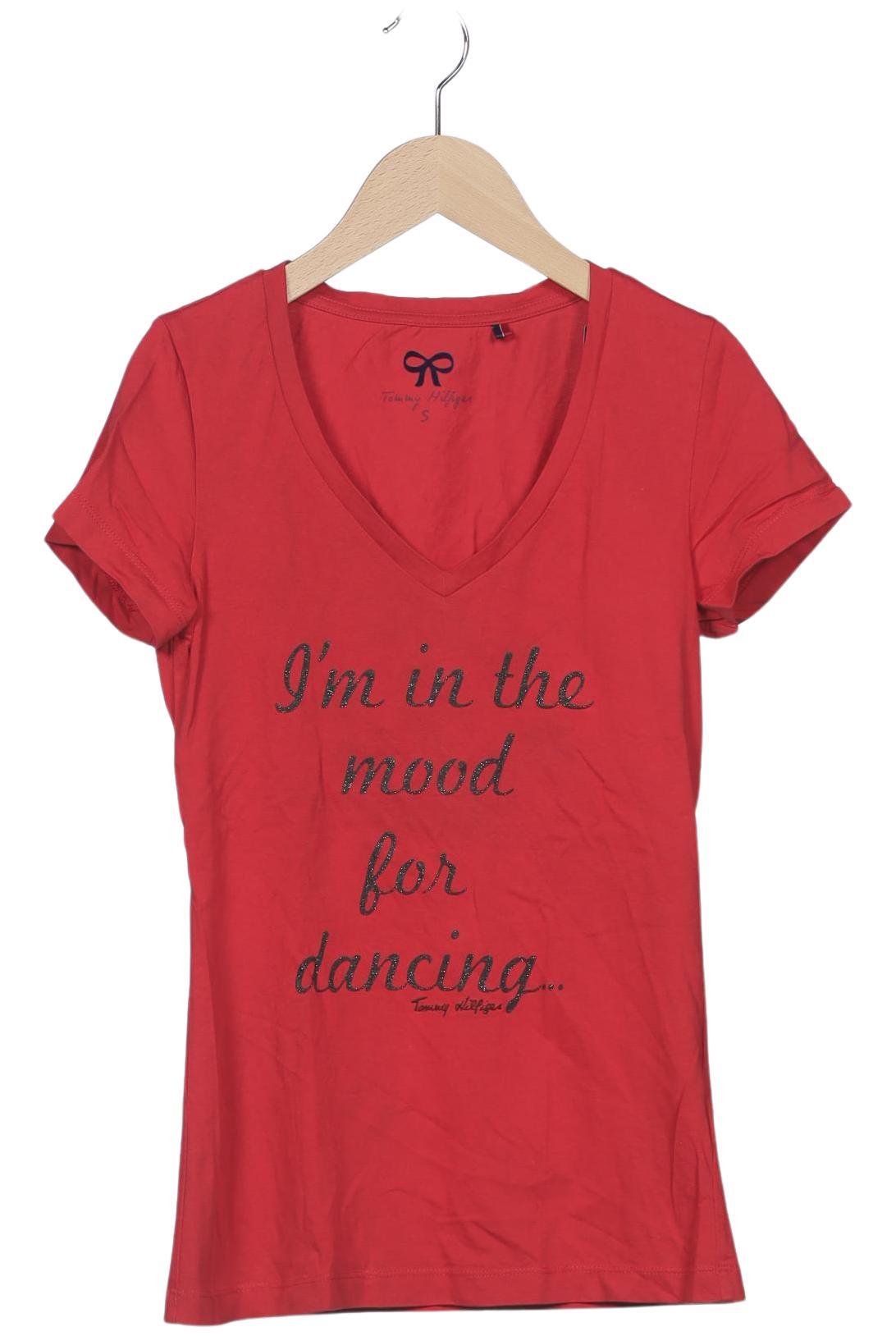 

Tommy Hilfiger Damen T-Shirt, rot, Gr. 36