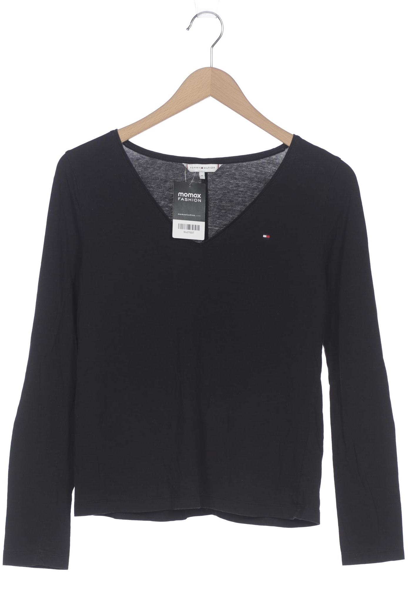

Tommy Hilfiger Damen Langarmshirt, schwarz, Gr. 38
