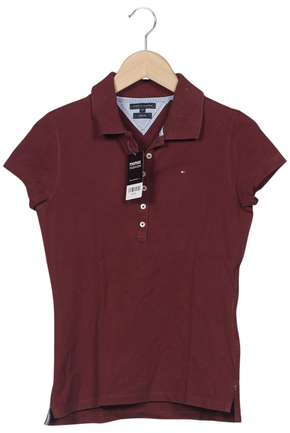 

Tommy Hilfiger Damen Poloshirt, bordeaux, Gr. 34
