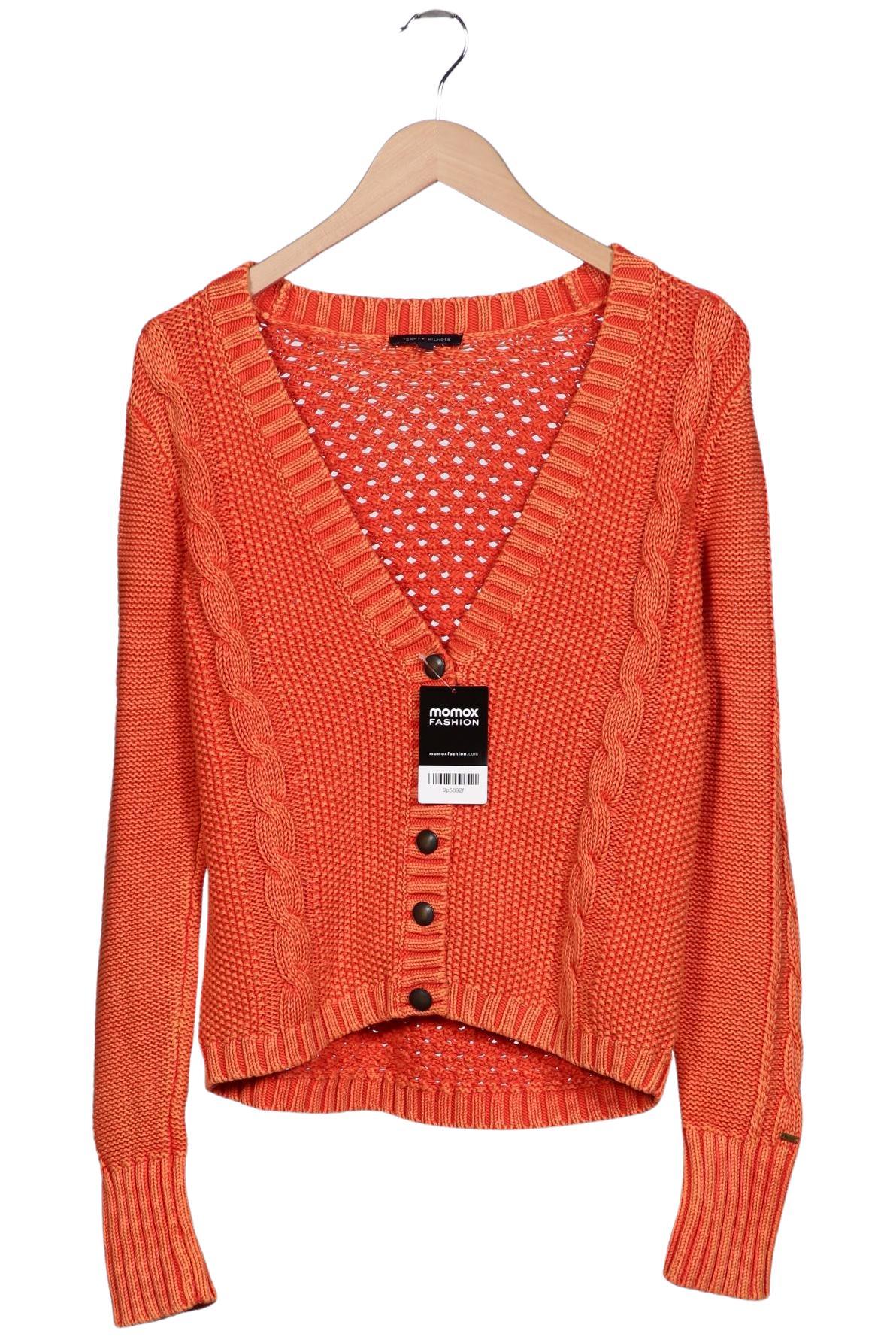 

Tommy Hilfiger Damen Strickjacke, orange, Gr. 36