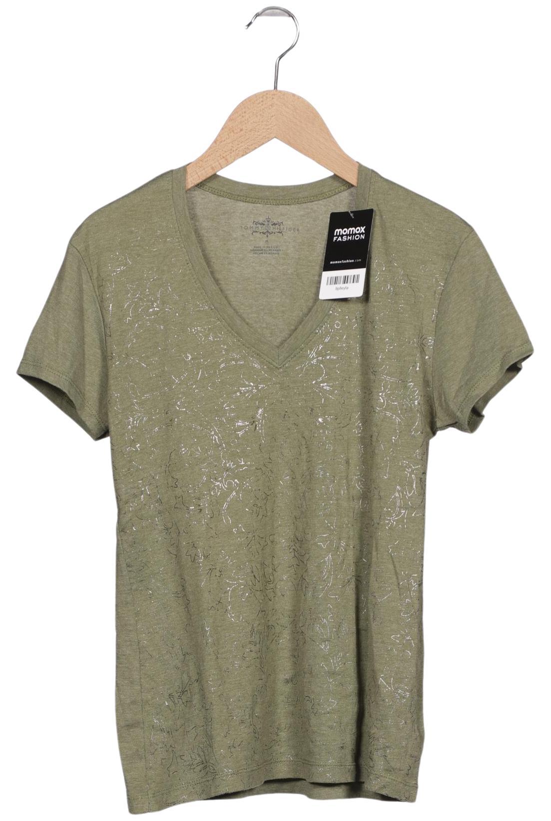 

Tommy Hilfiger Damen T-Shirt, grün, Gr. 38