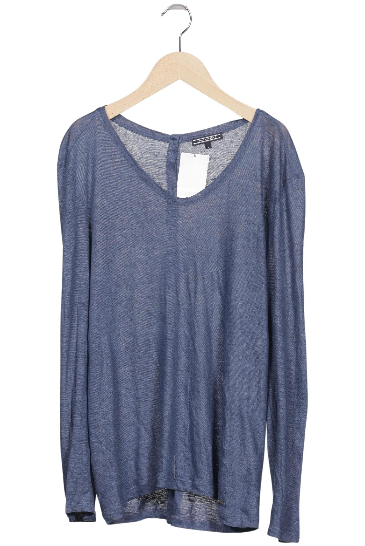 

Tommy Hilfiger Damen Langarmshirt, blau, Gr. 42