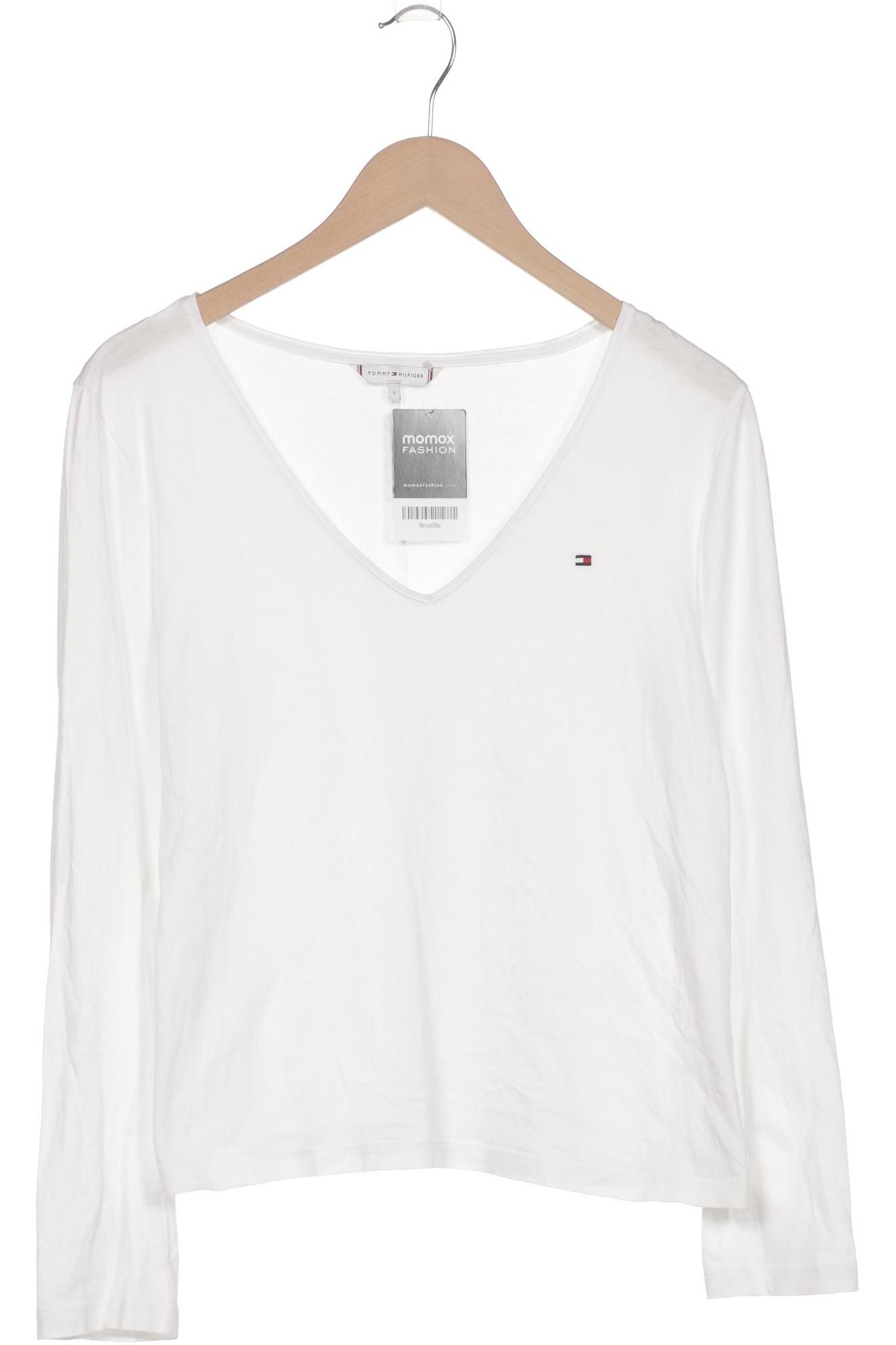 

Tommy Hilfiger Damen Langarmshirt, weiß, Gr. 42