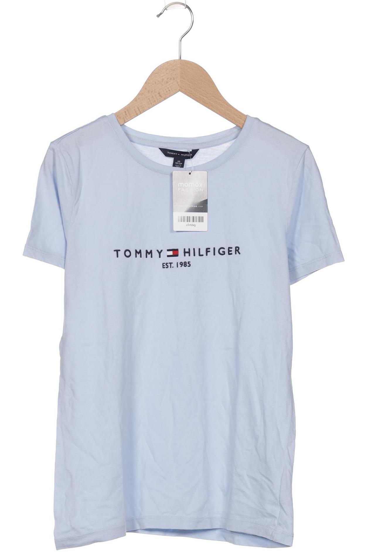 

Tommy Hilfiger Damen T-Shirt, hellblau, Gr. 34