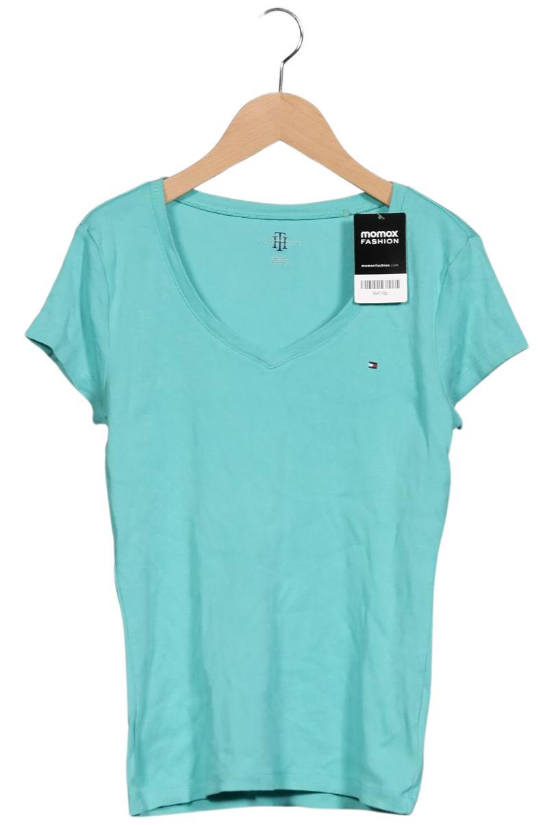 

Tommy Hilfiger Damen T-Shirt, türkis, Gr. 38