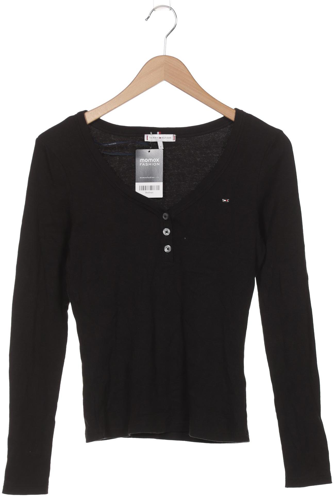 

Tommy Hilfiger Damen Langarmshirt, schwarz, Gr. 42