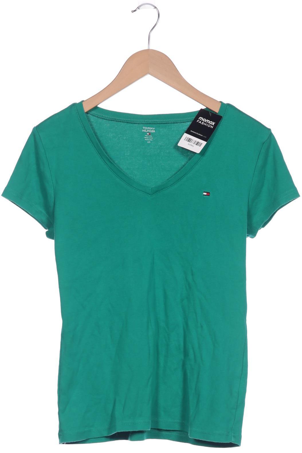 

Tommy Hilfiger Damen T-Shirt, grün, Gr. 42