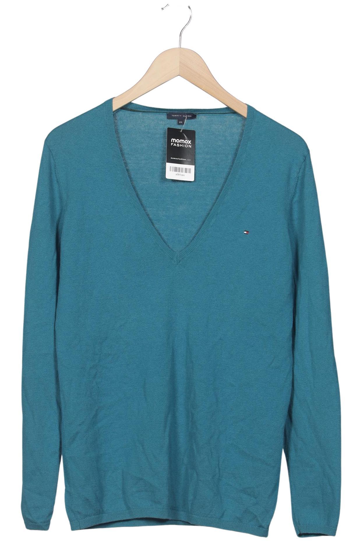 

Tommy Hilfiger Damen Pullover, türkis, Gr. 46