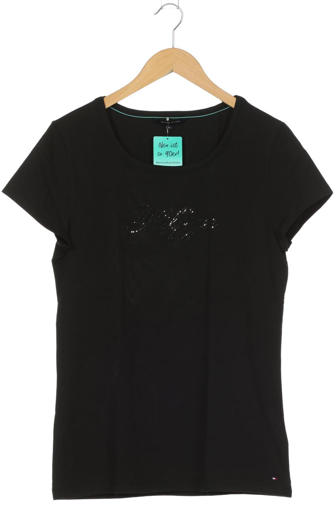 

Tommy Hilfiger Damen T-Shirt, schwarz, Gr. 44