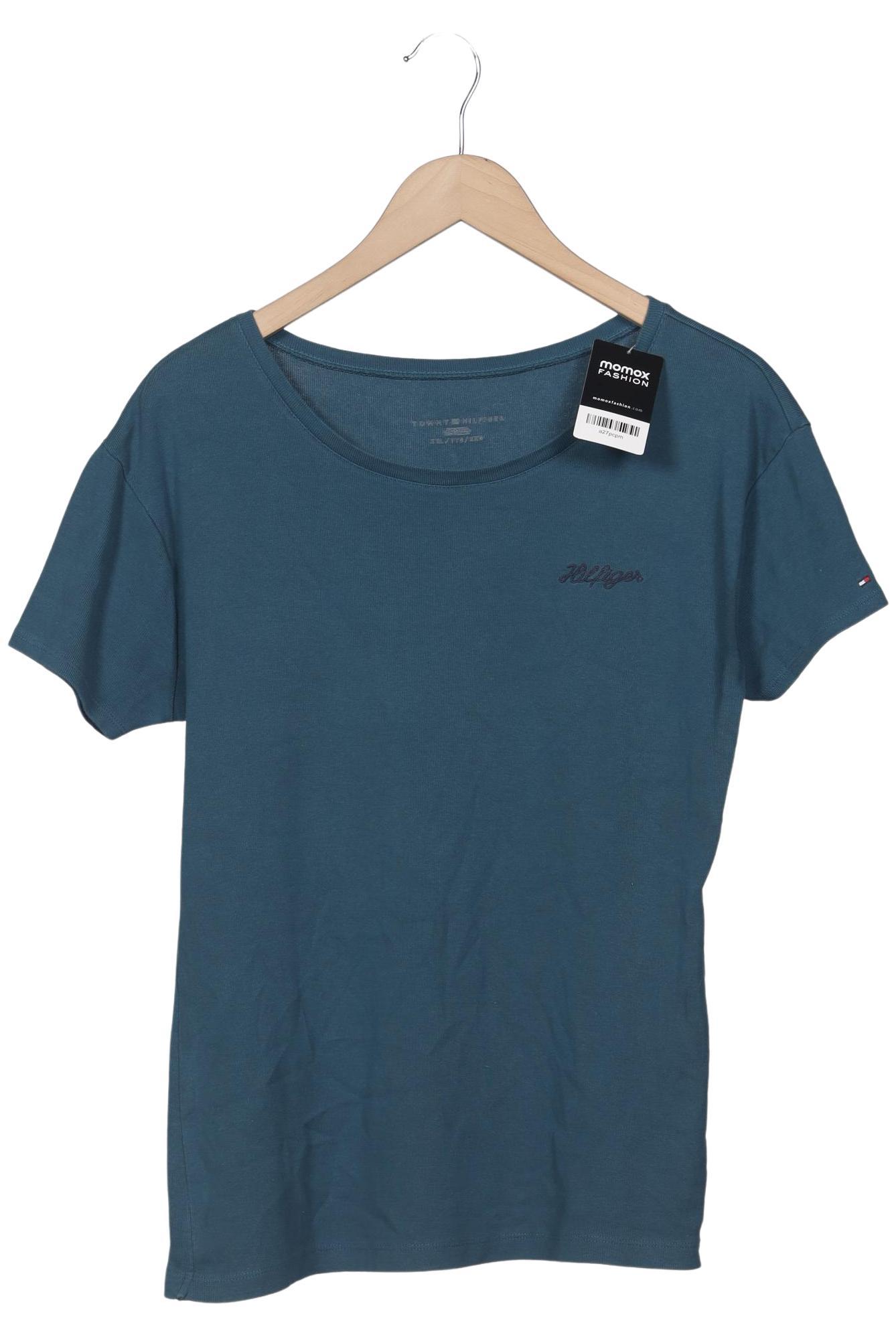 

Tommy Hilfiger Damen T-Shirt, türkis, Gr. 46