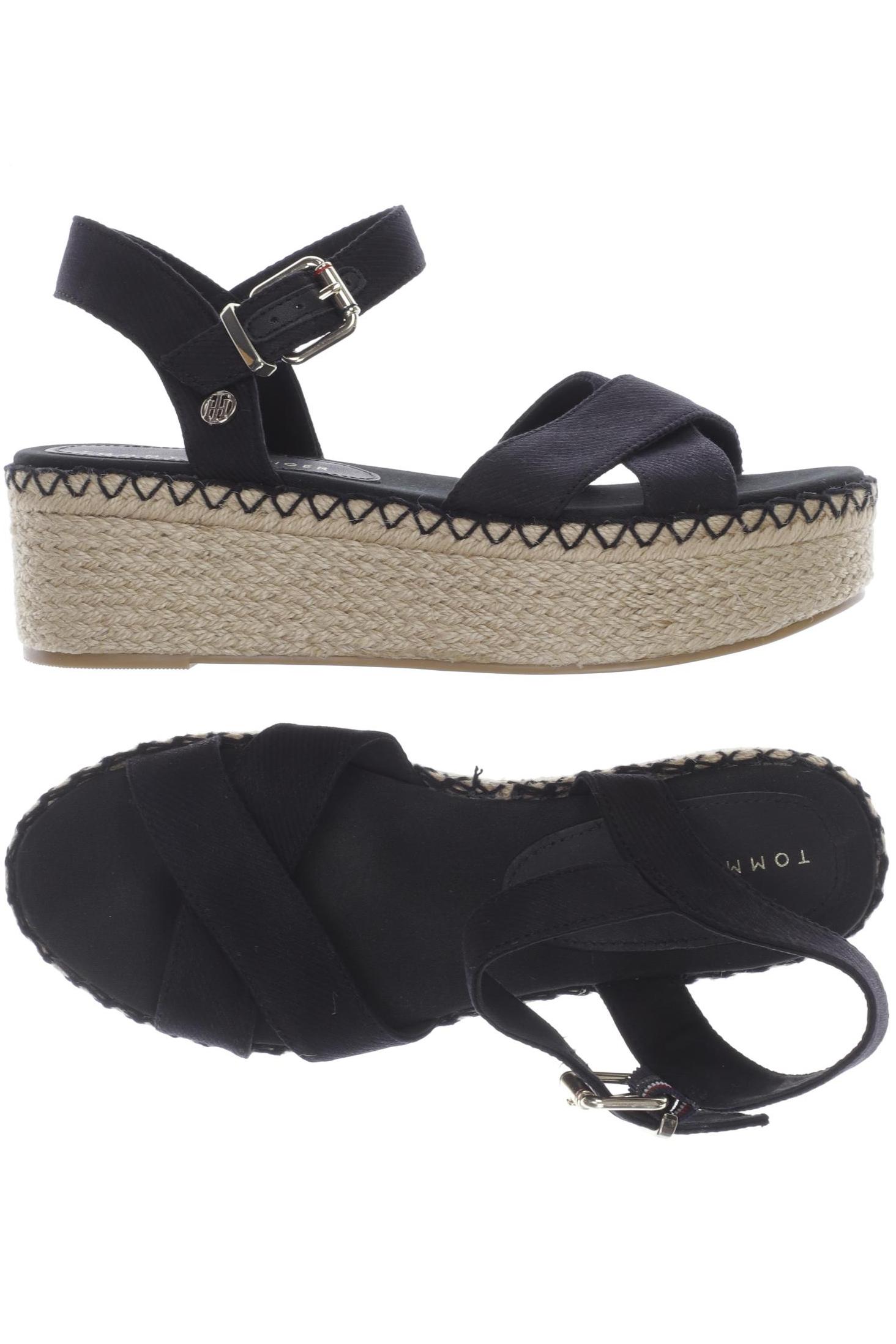 

Tommy Hilfiger Damen Sandale, schwarz, Gr. 38