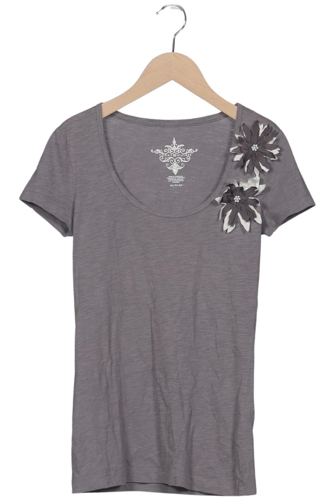 

Tommy Hilfiger Damen T-Shirt, grau, Gr. 34