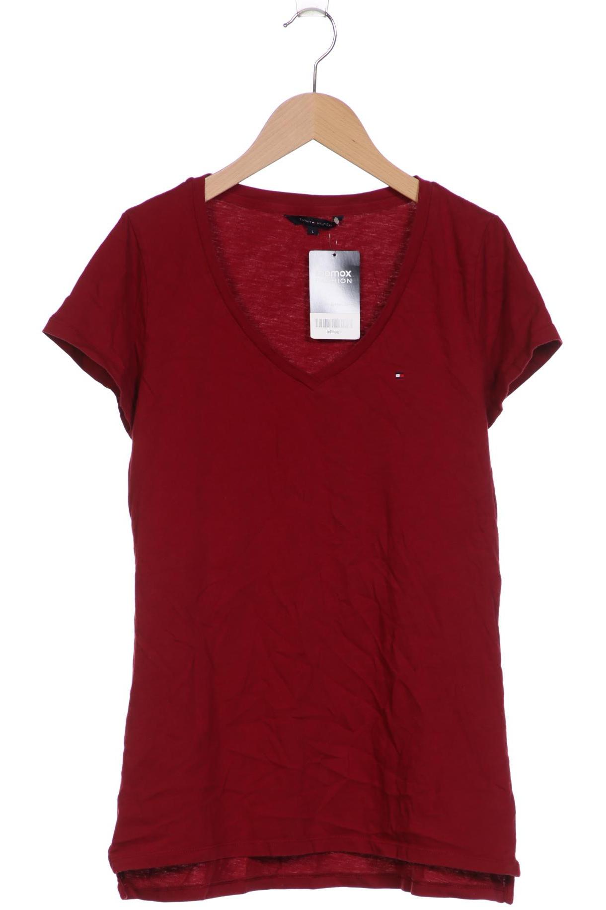 

Tommy Hilfiger Damen T-Shirt, bordeaux, Gr. 42