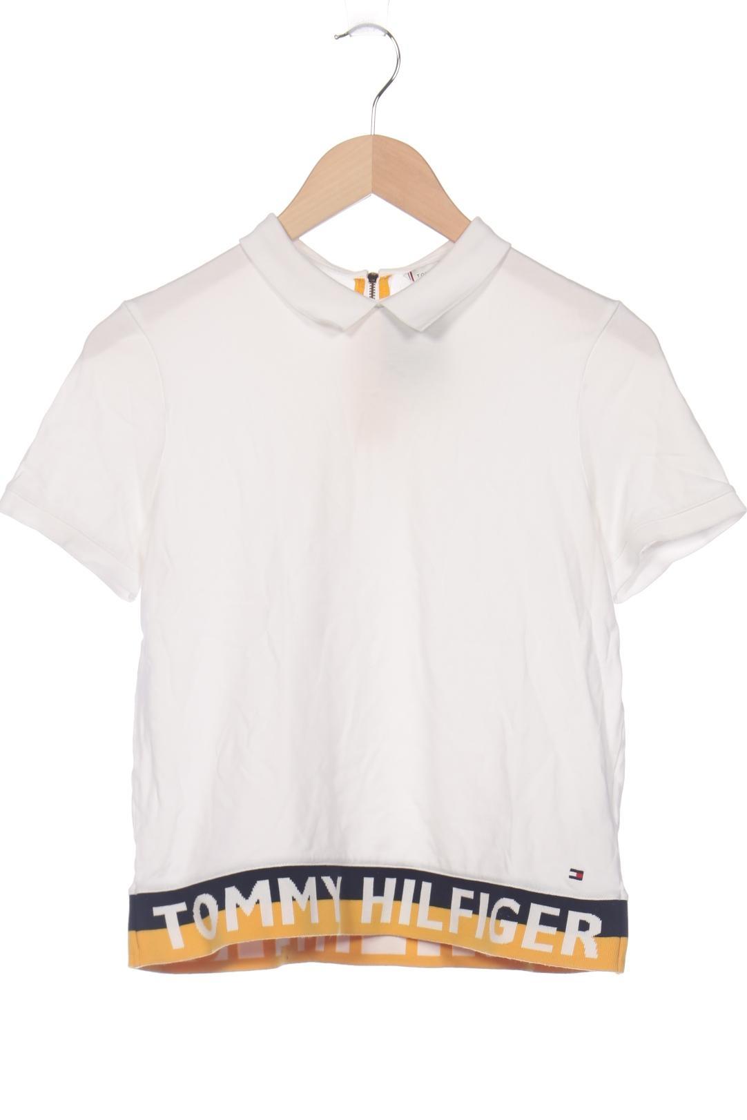 

Tommy Hilfiger Damen Poloshirt, weiß, Gr. 36