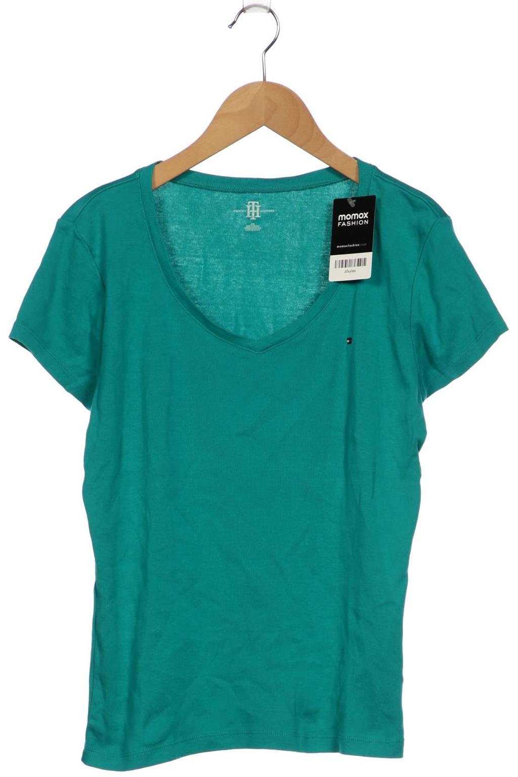 

Tommy Hilfiger Damen T-Shirt, türkis, Gr. 42