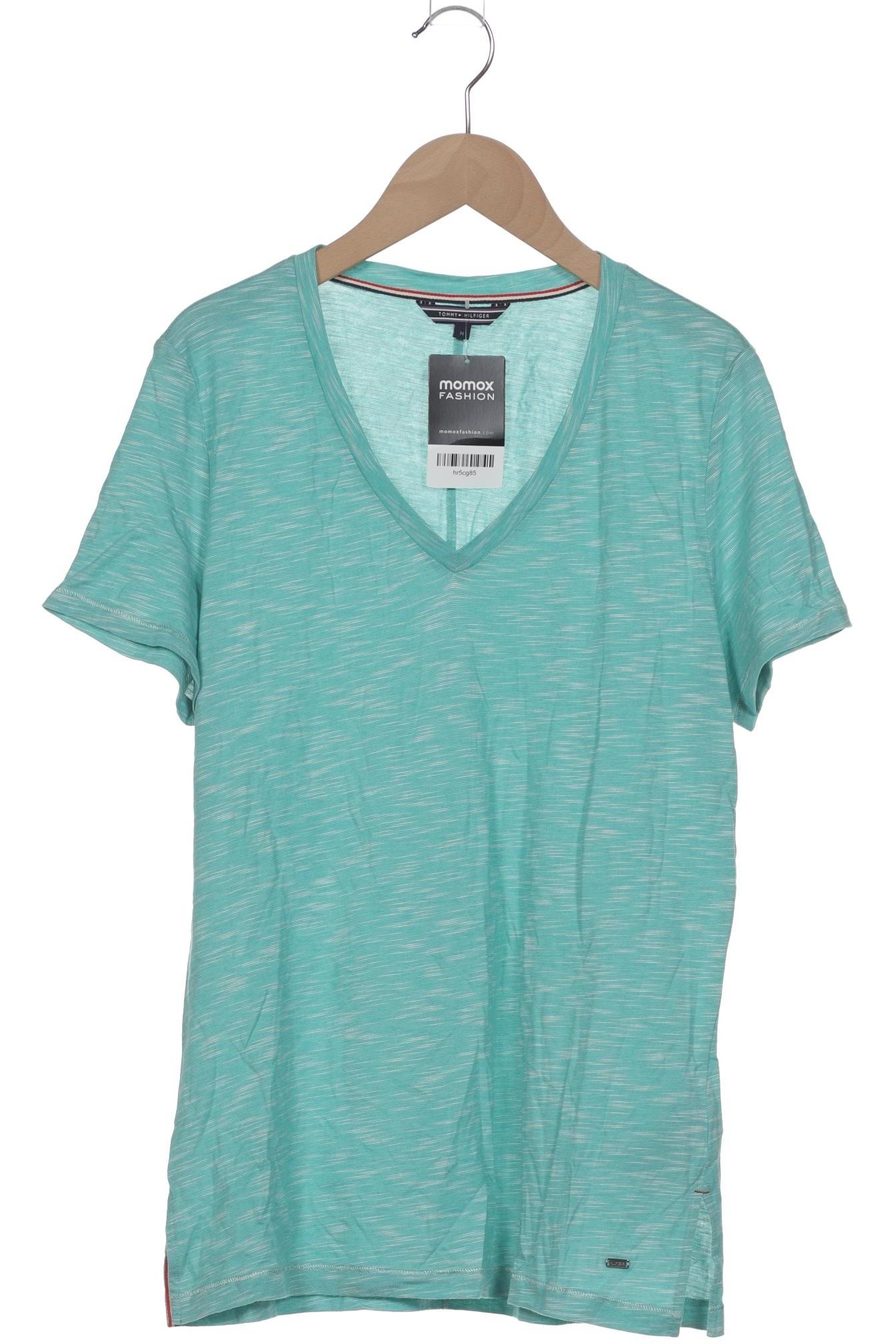 

Tommy Hilfiger Damen T-Shirt, türkis, Gr. 38