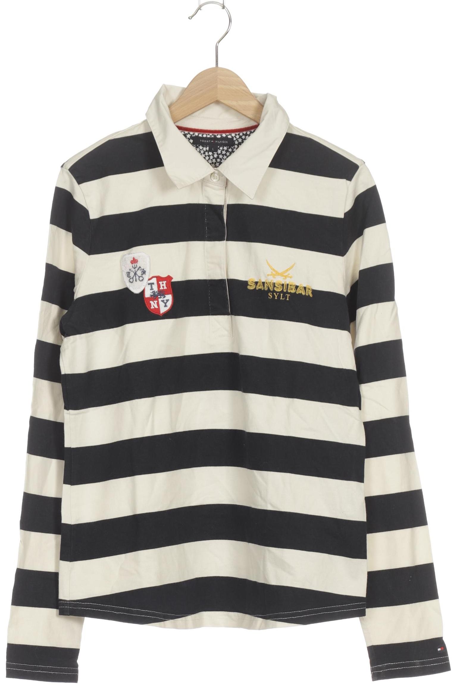 

Tommy Hilfiger Damen Langarmshirt, weiß, Gr. 42