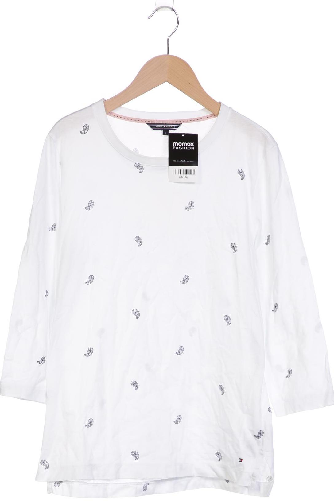 

Tommy Hilfiger Damen Langarmshirt, weiß, Gr. 36