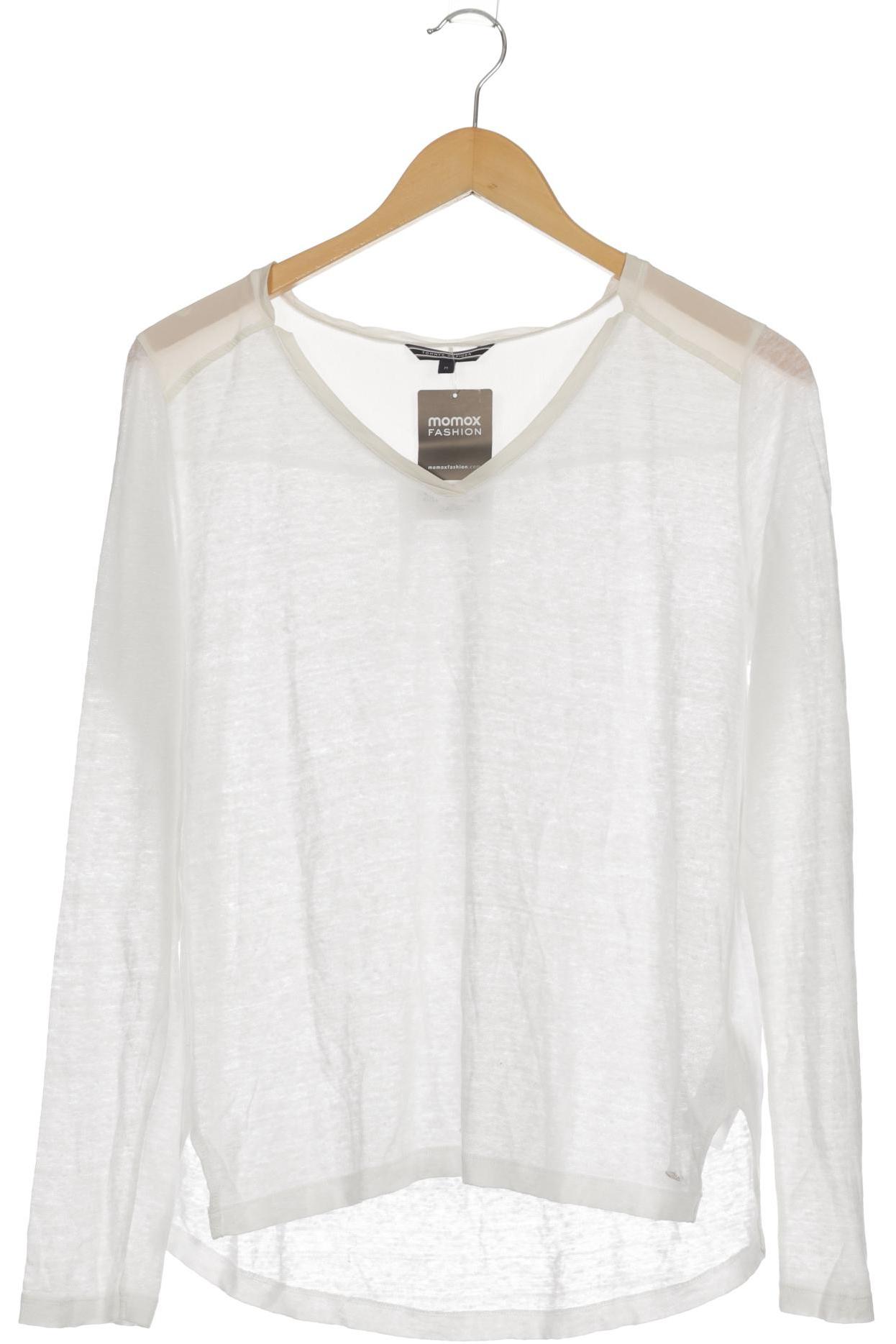 

Tommy Hilfiger Damen Langarmshirt, weiß, Gr. 38