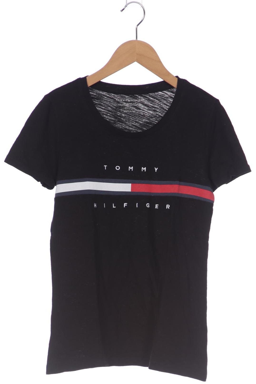 

Tommy Hilfiger Damen T-Shirt, schwarz, Gr. 34