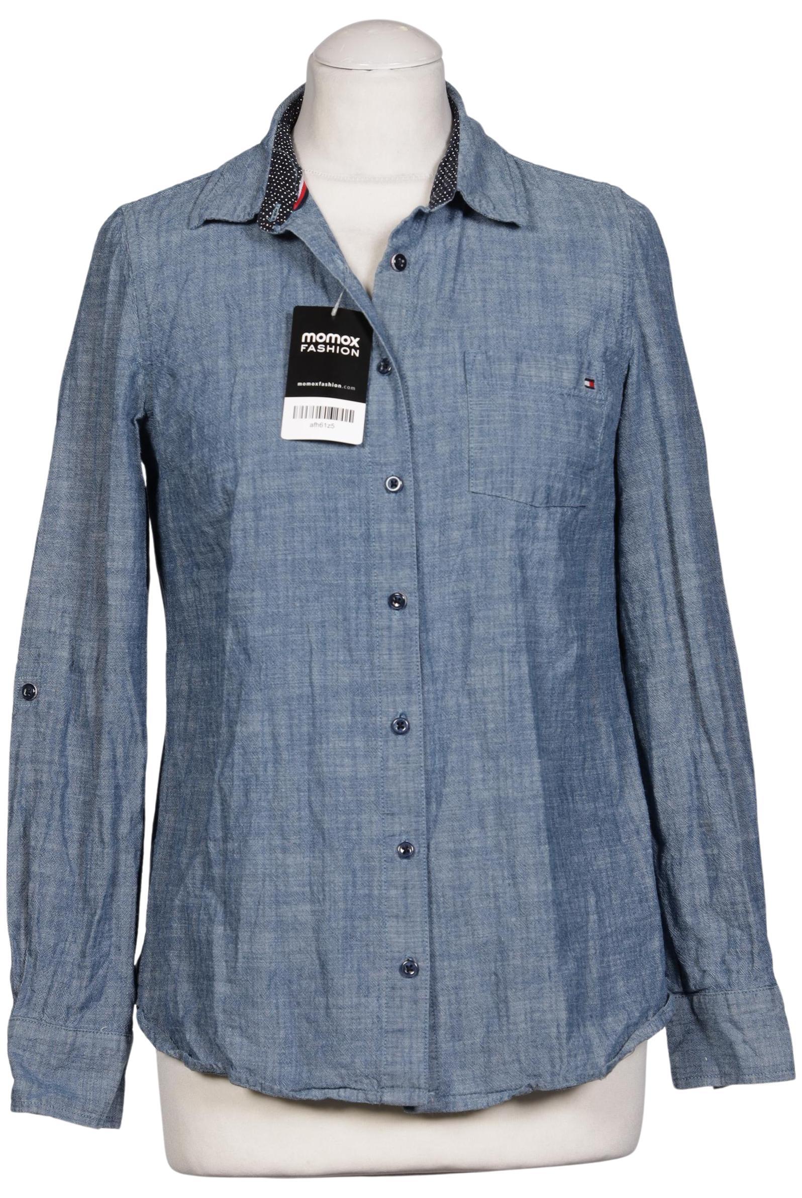 

Tommy Hilfiger Damen Bluse, blau, Gr. 36