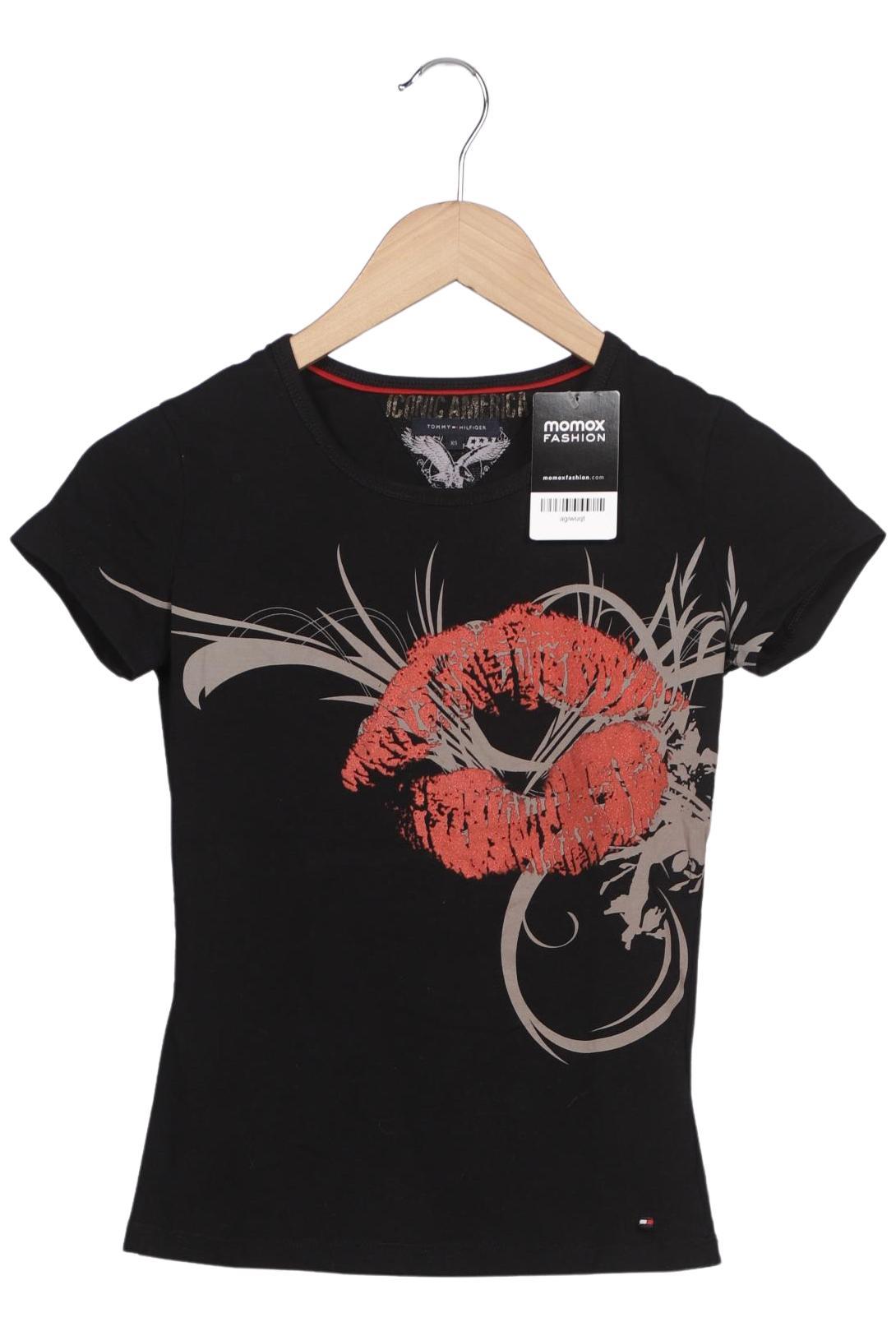 

Tommy Hilfiger Damen T-Shirt, schwarz, Gr. 34