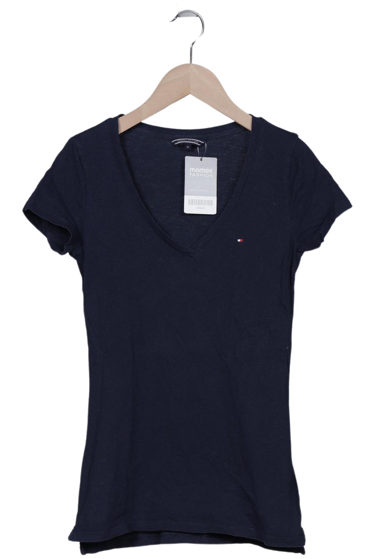 

Tommy Hilfiger Damen T-Shirt, marineblau, Gr. 34