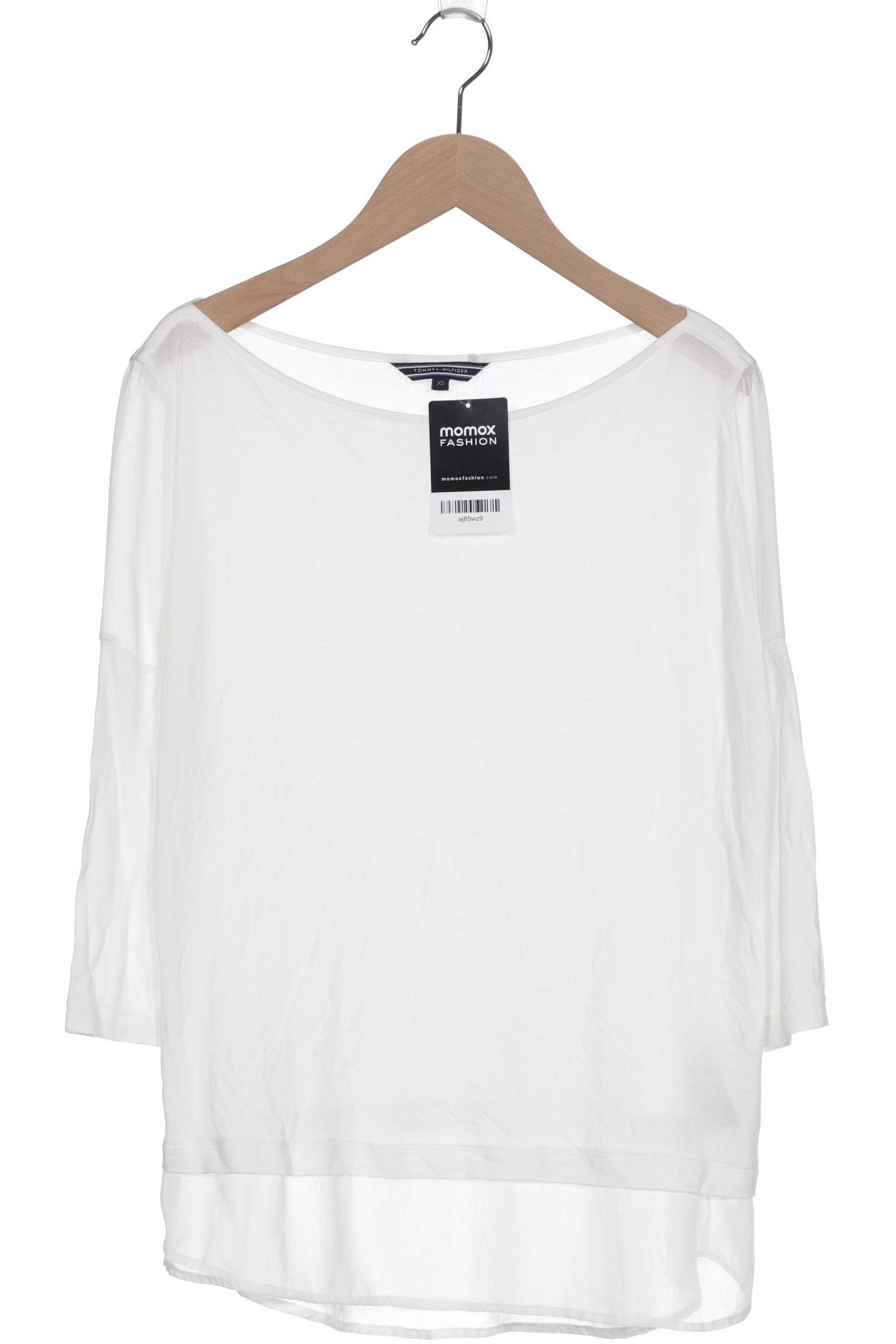 

Tommy Hilfiger Damen Langarmshirt, weiß, Gr. 34