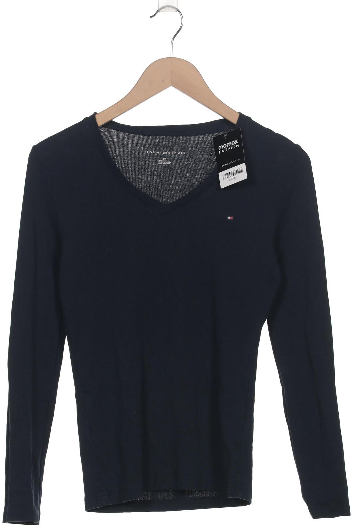 

Tommy Hilfiger Damen Langarmshirt, marineblau, Gr. 36