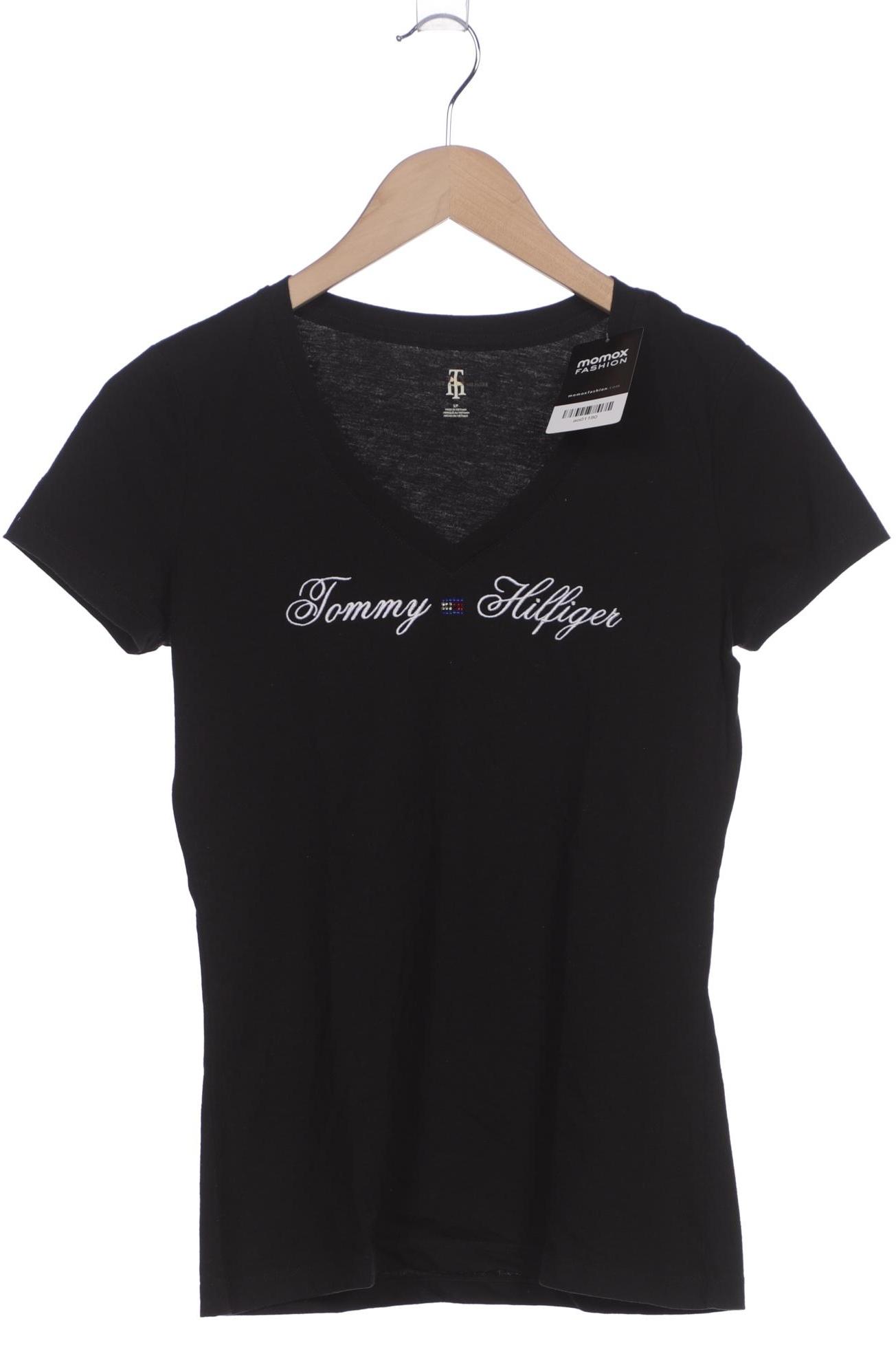 

Tommy Hilfiger Damen T-Shirt, schwarz, Gr. 36