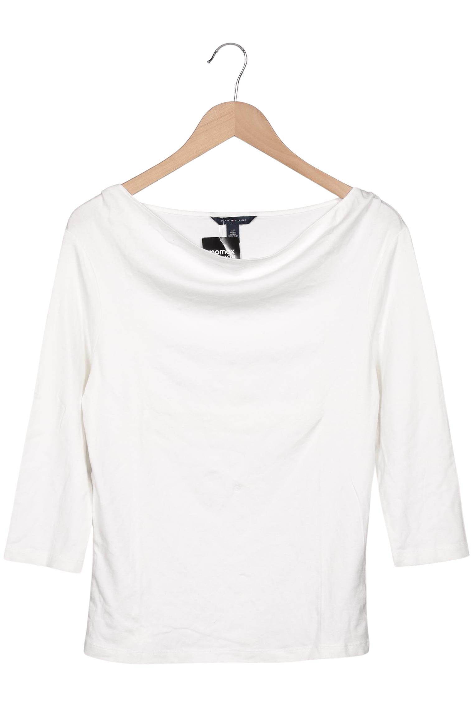 

Tommy Hilfiger Damen Langarmshirt, weiß, Gr. 42