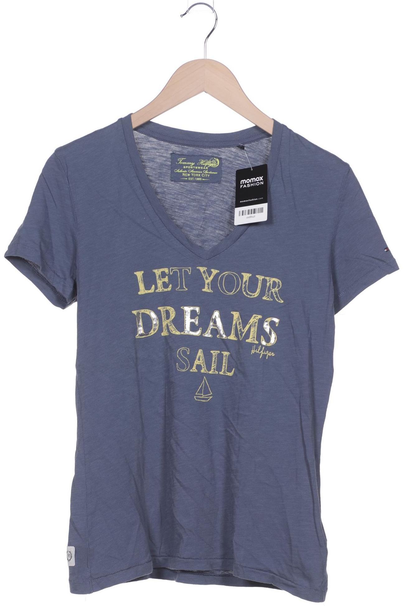 

Tommy Hilfiger Damen T-Shirt, blau, Gr. 42