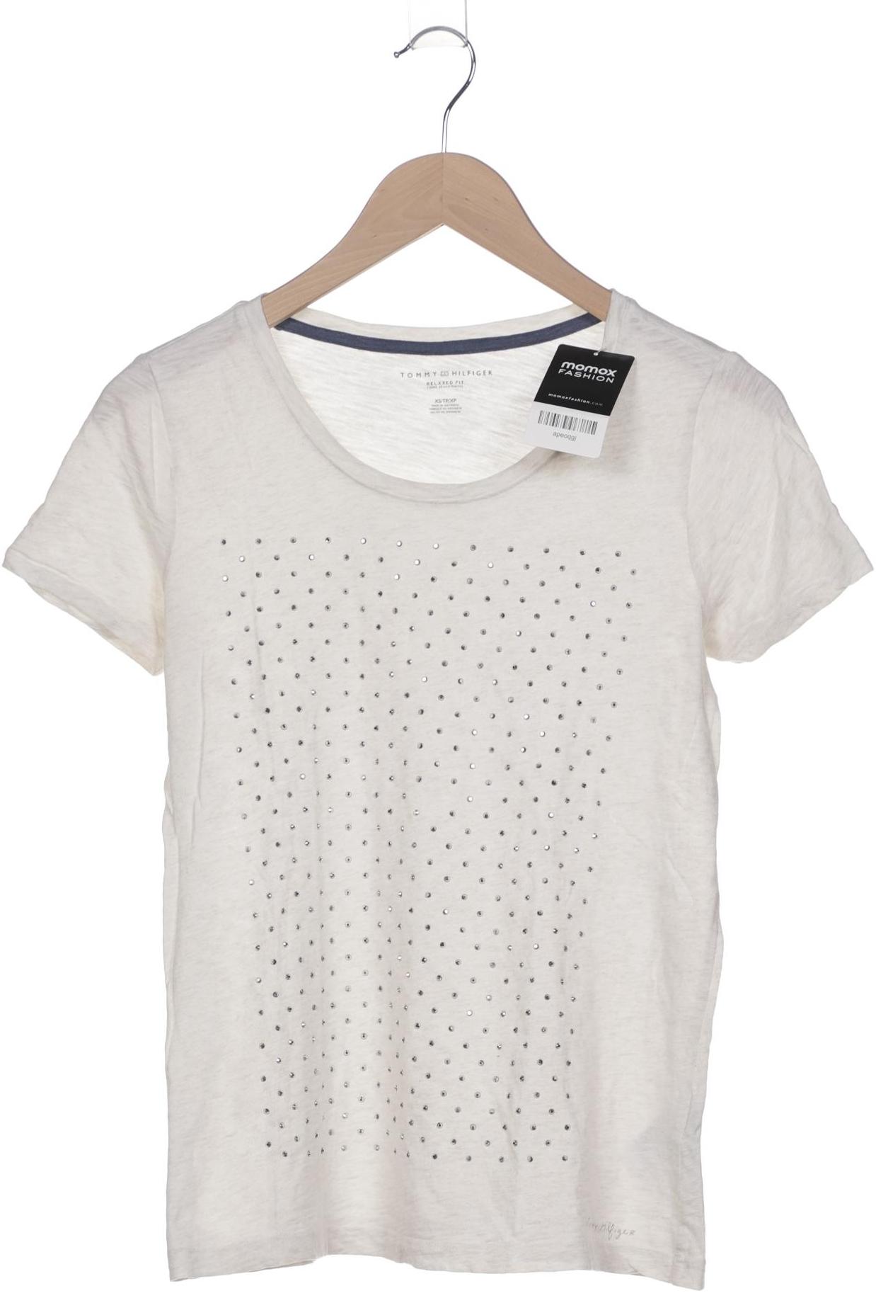 

Tommy Hilfiger Damen T-Shirt, cremeweiß, Gr. 34