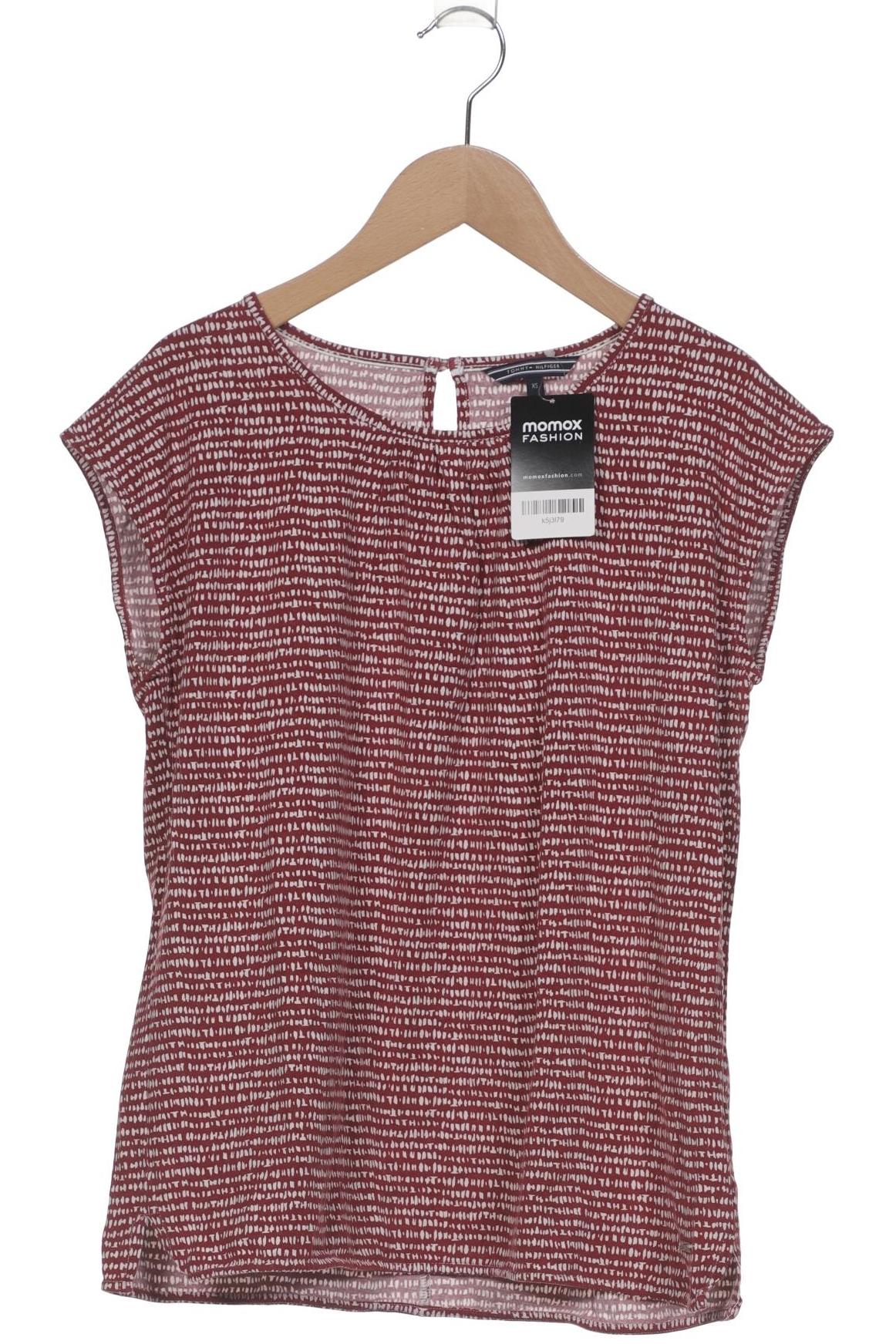

Tommy Hilfiger Damen T-Shirt, bordeaux, Gr. 34