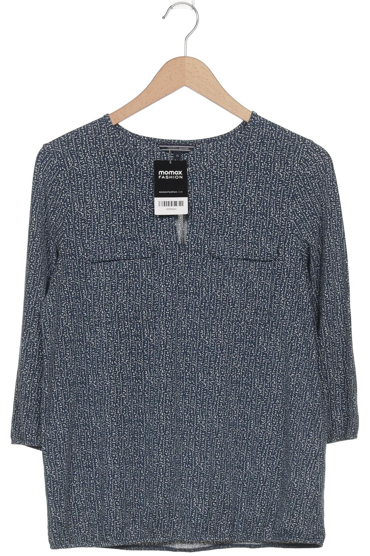

Tommy Hilfiger Damen Langarmshirt, blau, Gr. 34