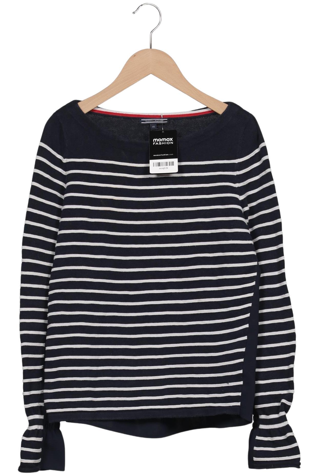

Tommy Hilfiger Damen Langarmshirt, marineblau, Gr. 34