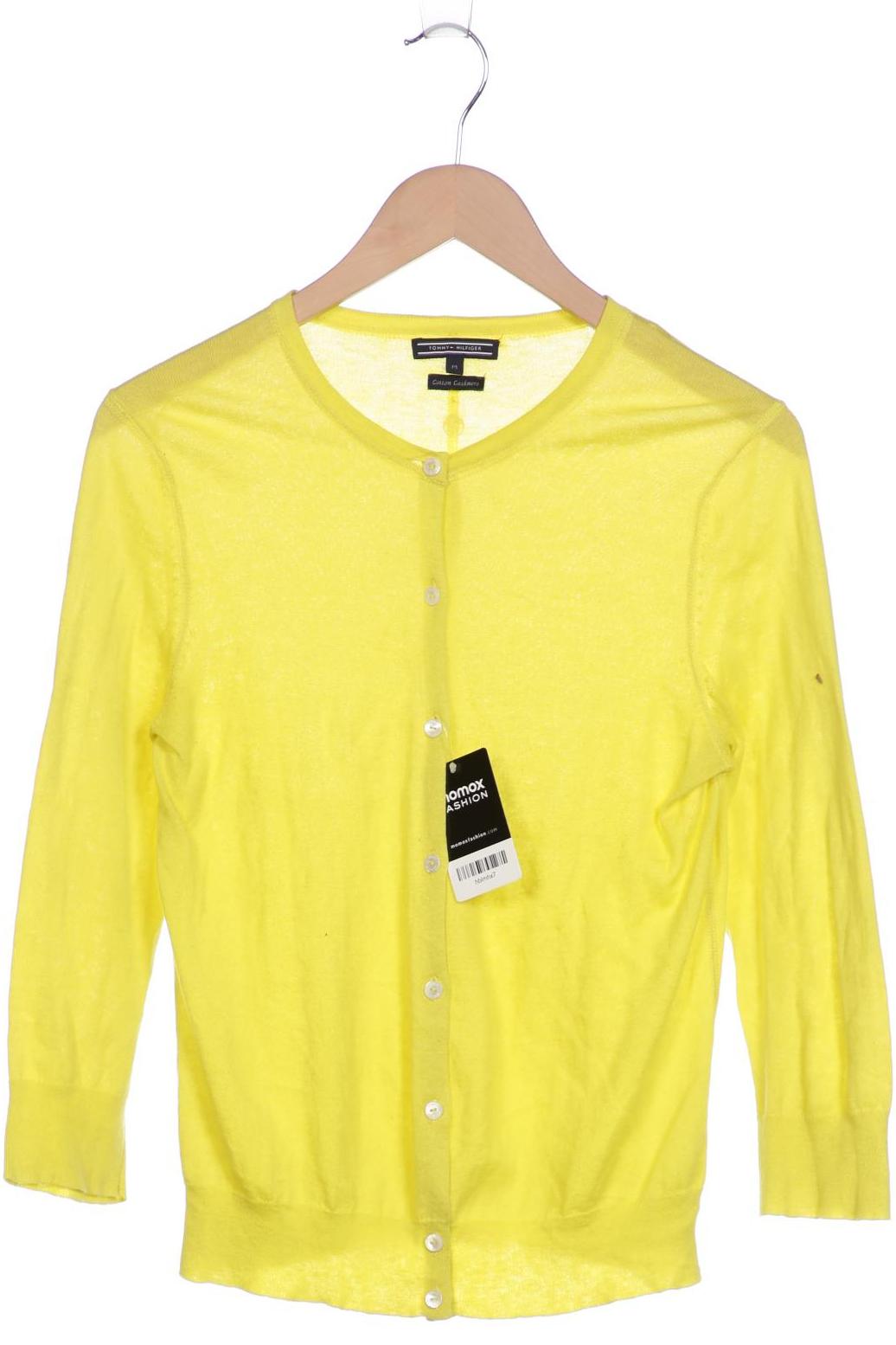 

Tommy Hilfiger Damen Strickjacke, gelb, Gr. 38