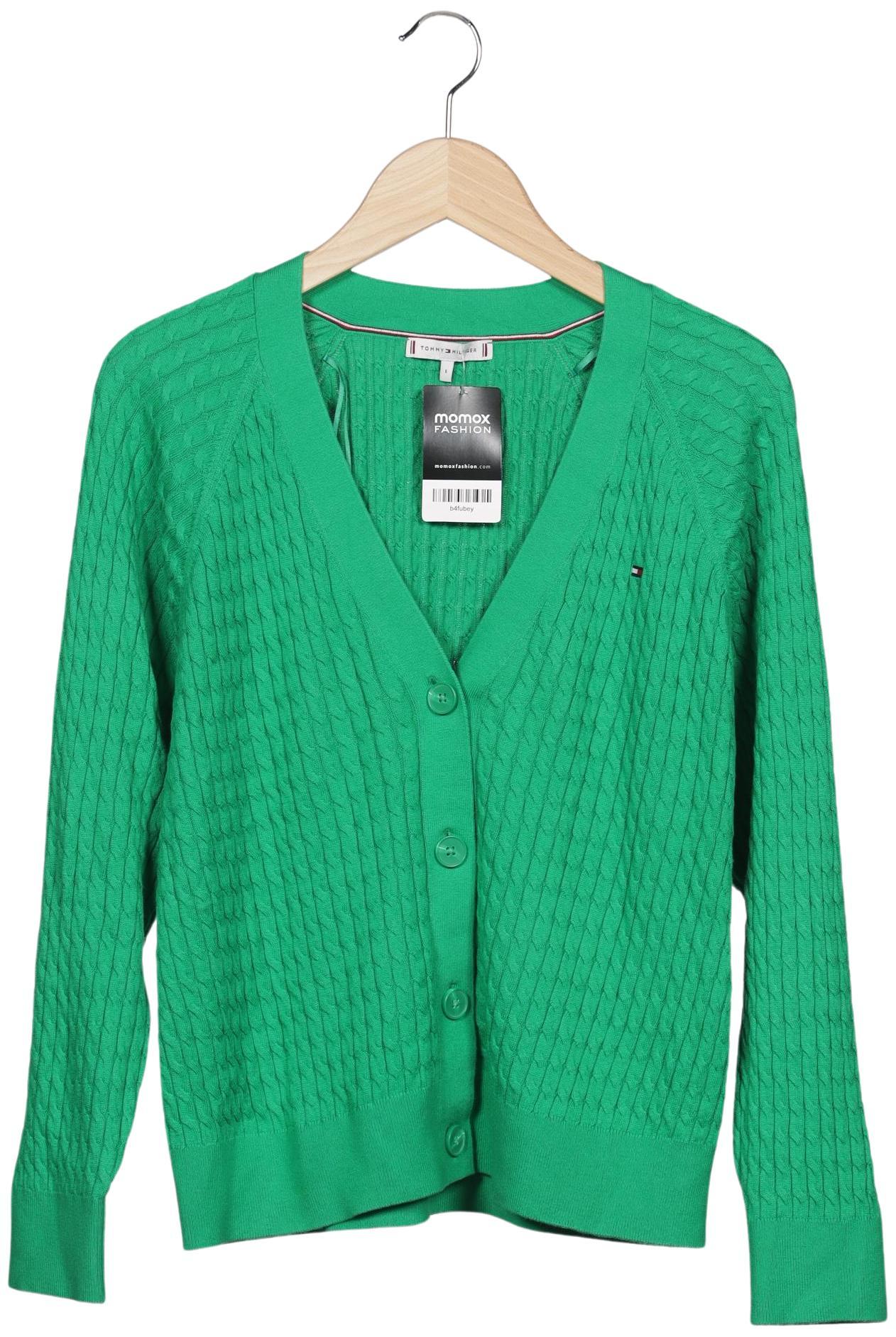 

Tommy Hilfiger Damen Strickjacke, grün, Gr. 42