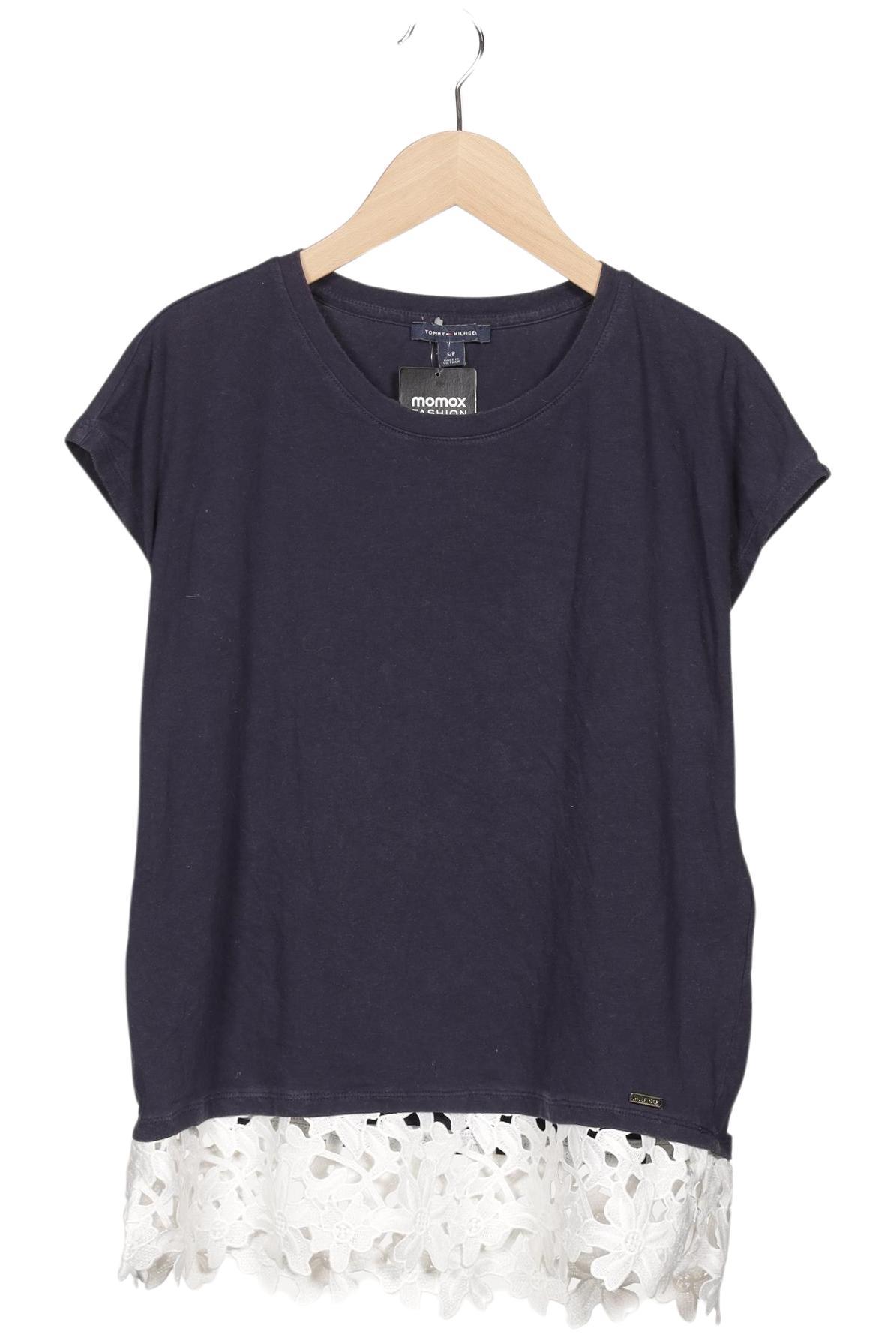 

Tommy Hilfiger Damen T-Shirt, marineblau, Gr. 36