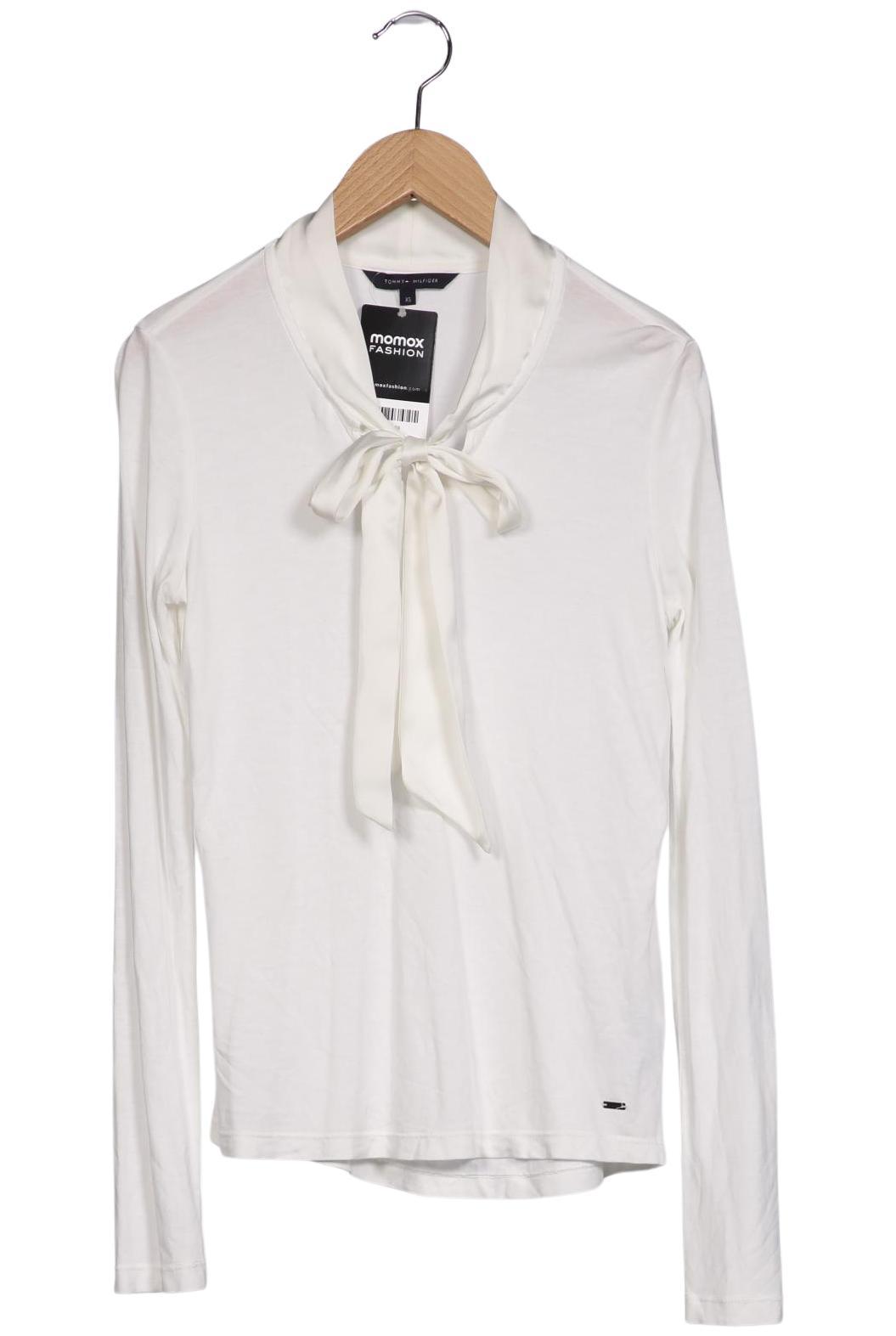 

Tommy Hilfiger Damen Langarmshirt, weiß, Gr. 34