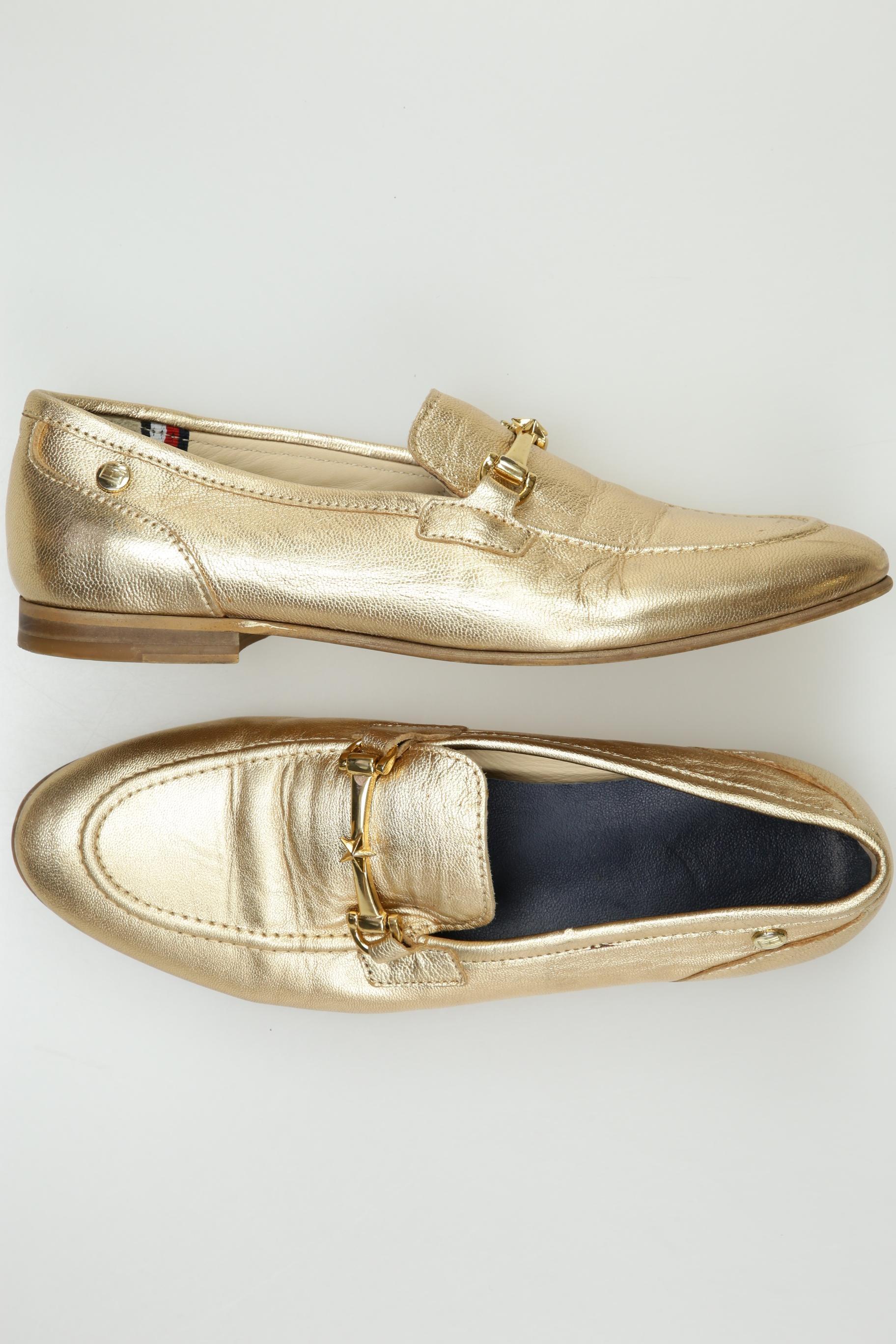 

Tommy Hilfiger Damen Halbschuh, gold, Gr. 39