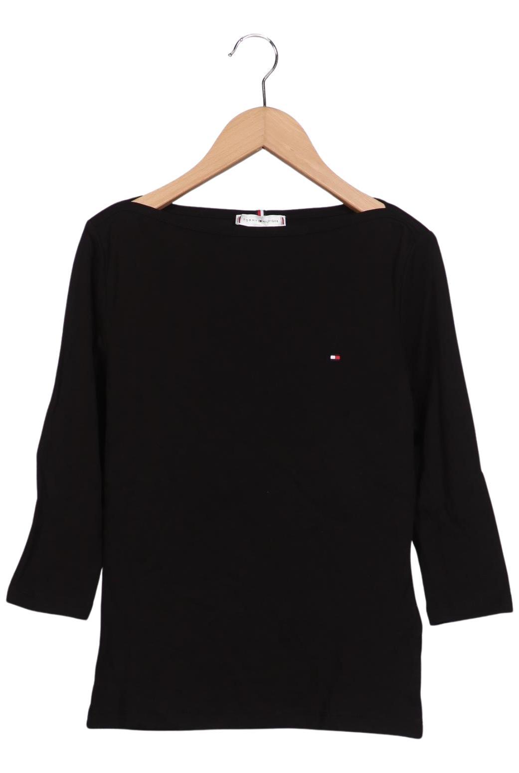 

Tommy Hilfiger Damen Langarmshirt, schwarz, Gr. 36