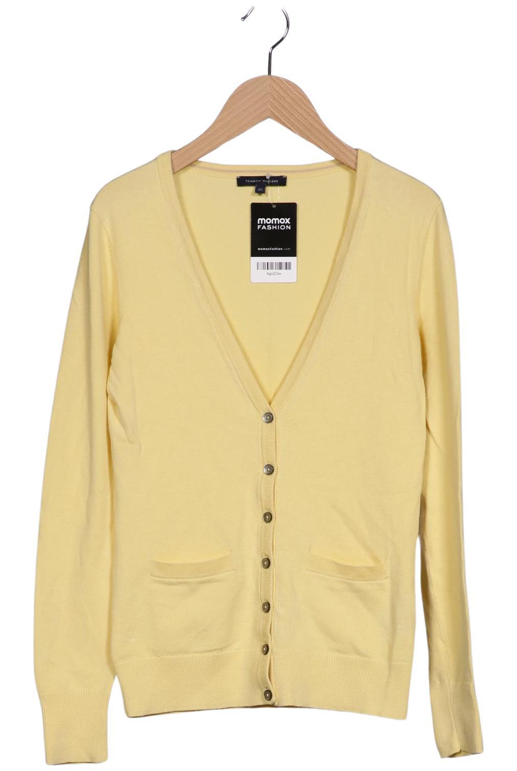 

Tommy Hilfiger Damen Strickjacke, gelb, Gr. 34