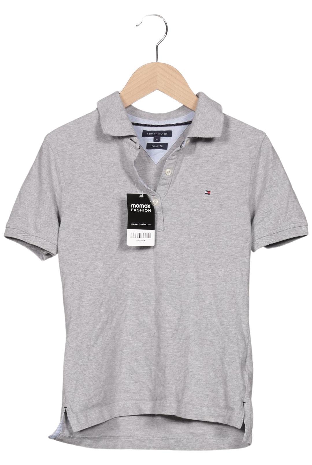 

Tommy Hilfiger Damen Poloshirt, grau, Gr. 34