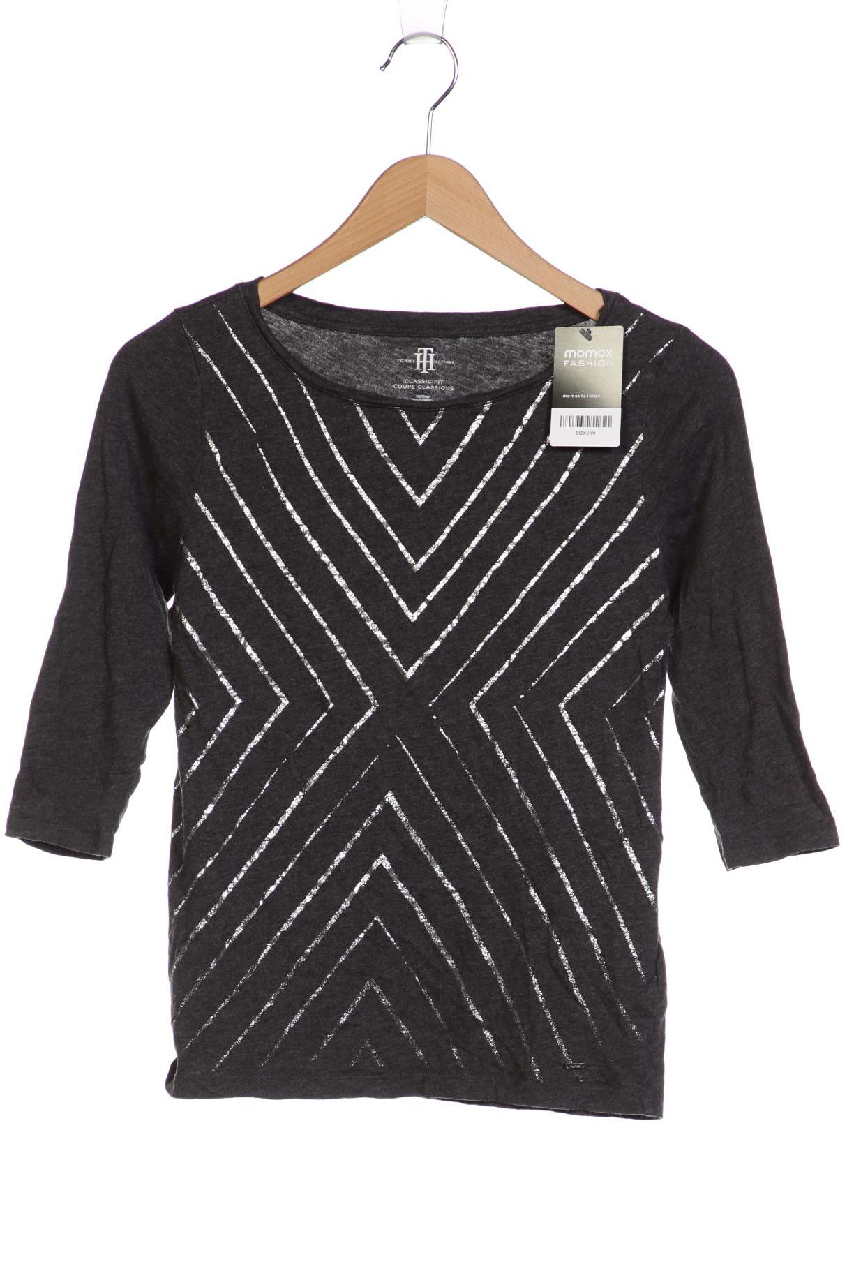

Tommy Hilfiger Damen Langarmshirt, grau, Gr. 34