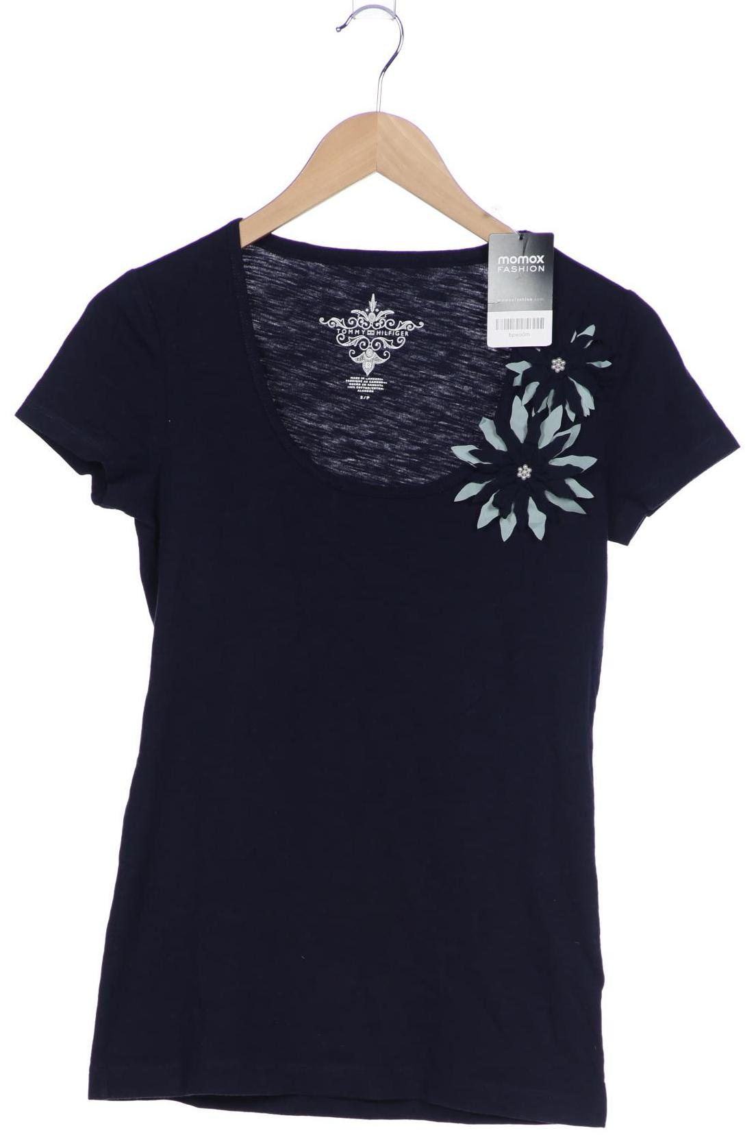 

Tommy Hilfiger Damen T-Shirt, marineblau, Gr. 36