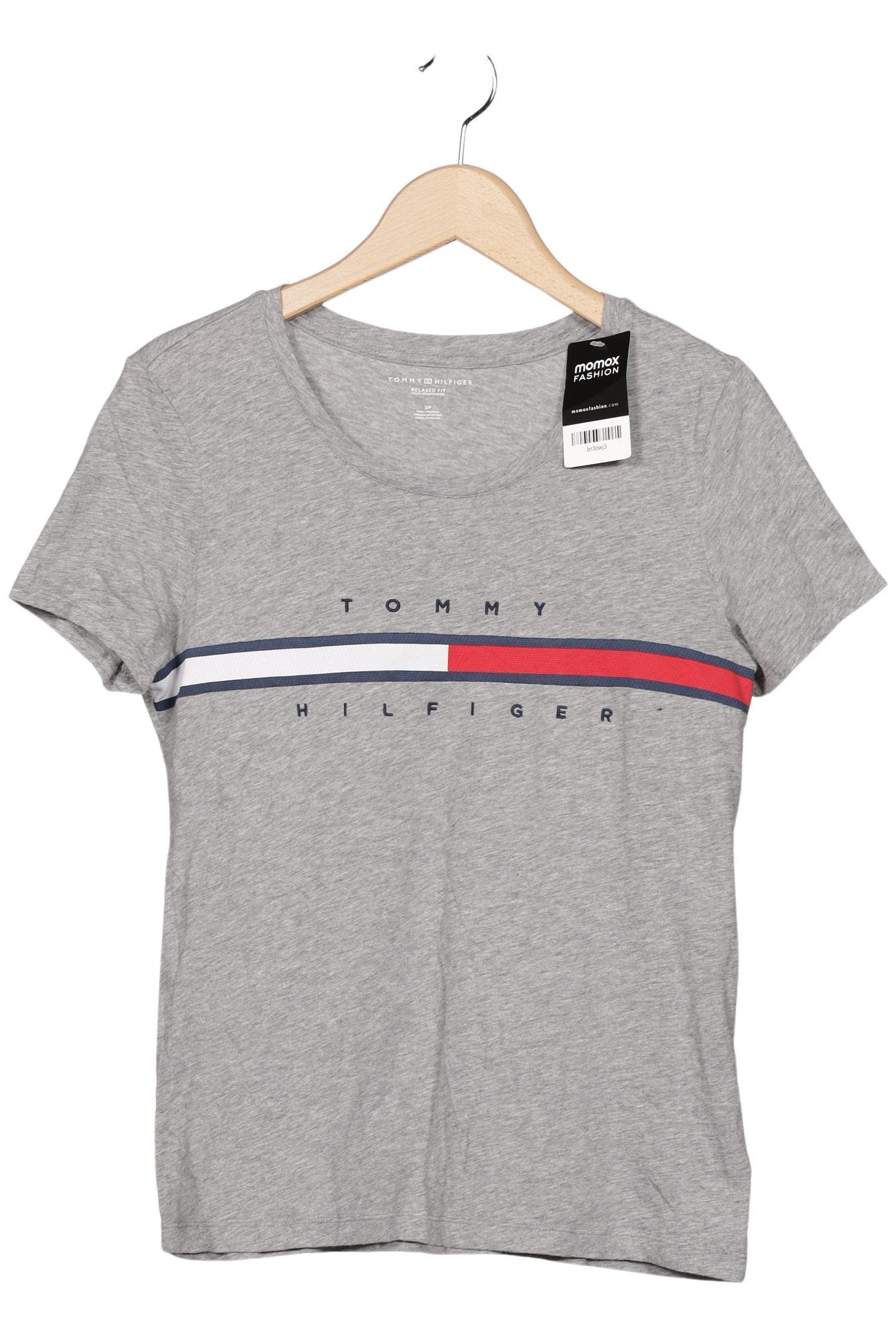 

Tommy Hilfiger Damen T-Shirt, grau, Gr. 36