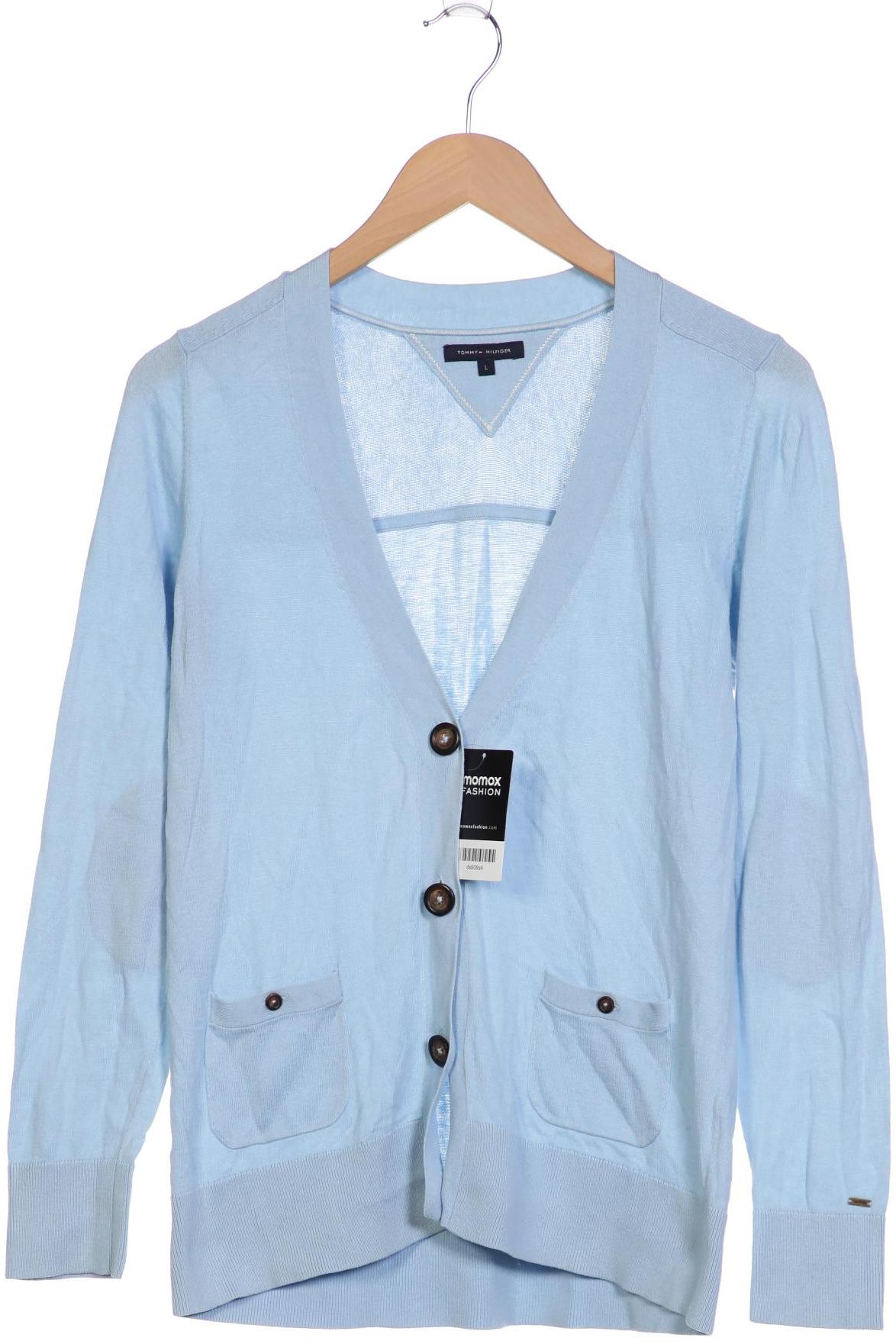 

Tommy Hilfiger Damen Strickjacke, hellblau, Gr. 42