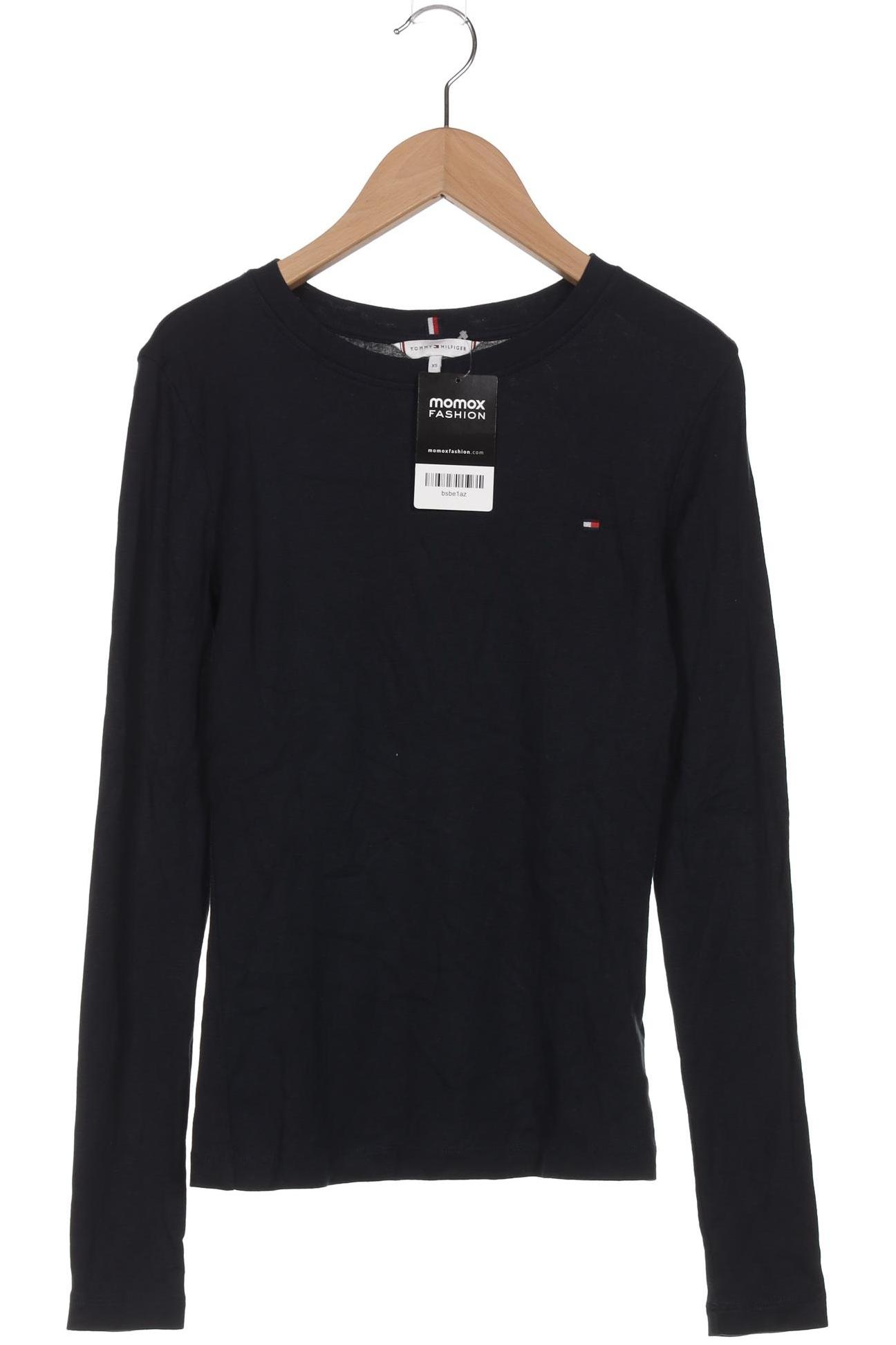 

Tommy Hilfiger Damen Langarmshirt, marineblau, Gr. 34