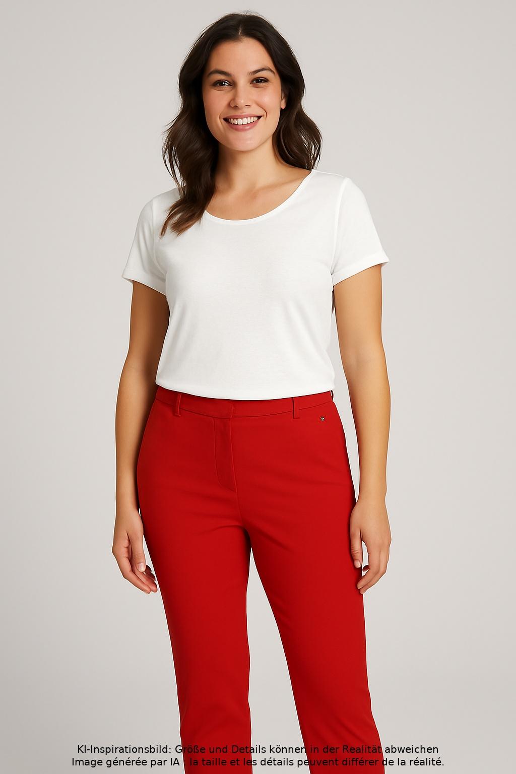 

Tommy Hilfiger Damen Stoffhose, rot, Gr. 42